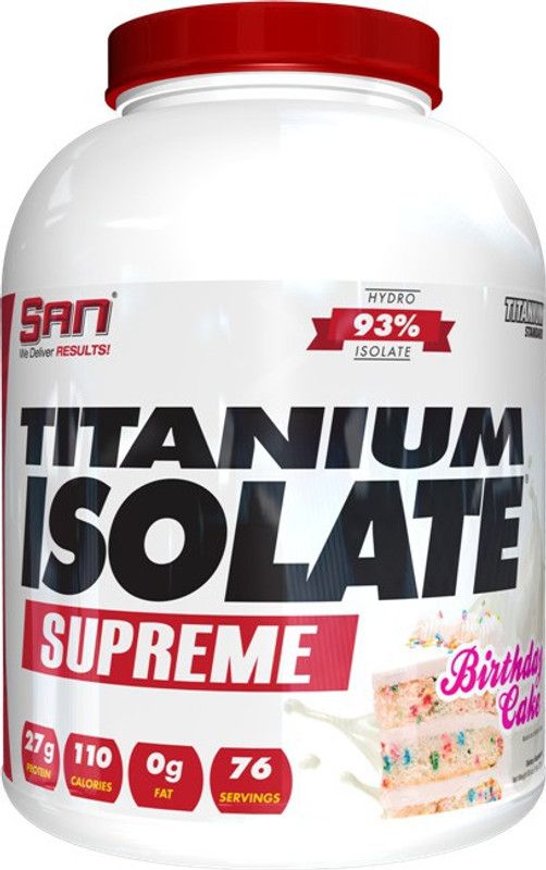 SAn Titanium Isolate Supreme Protein Blends  (2 kg, Birthday Cake)