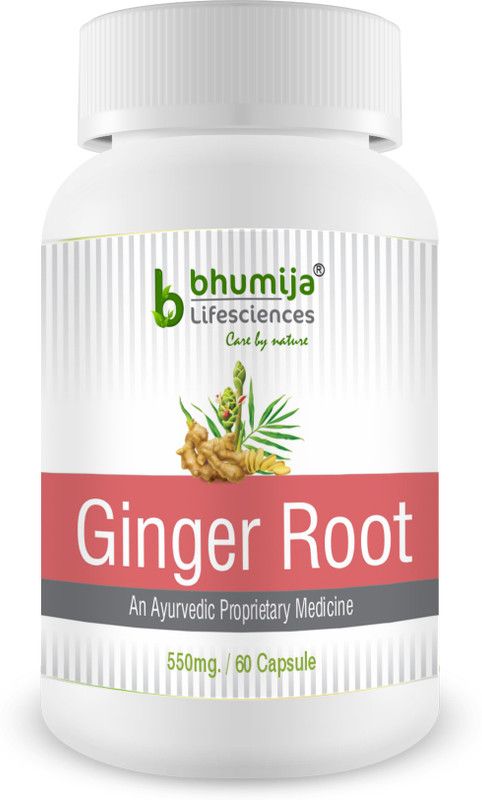 Bhumija Lifesciences Ginger Root Capsules 60's -  (60 No)