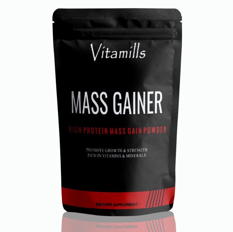 Vitamills Nutrition Super Gainer XXL Weight Gainers/Mass Gainers (S575) Weight Gainers/Mass Gainers  (5000 g, Mango)