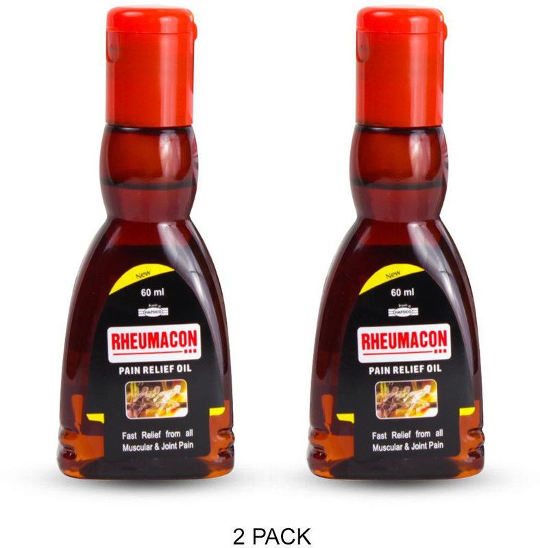 HAPDCO Rheumacon Pain Relief oil - Pack of 2 Liquid  (2 x 60 ml)
