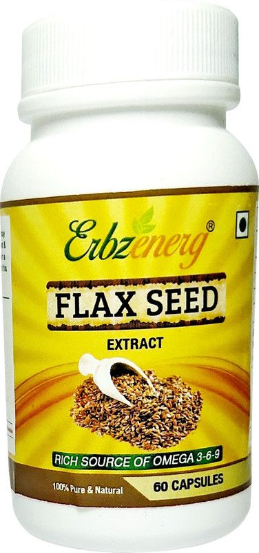 Erbzenerg FLAX SEED 60 CAPSULES 500 MG  (60 No)