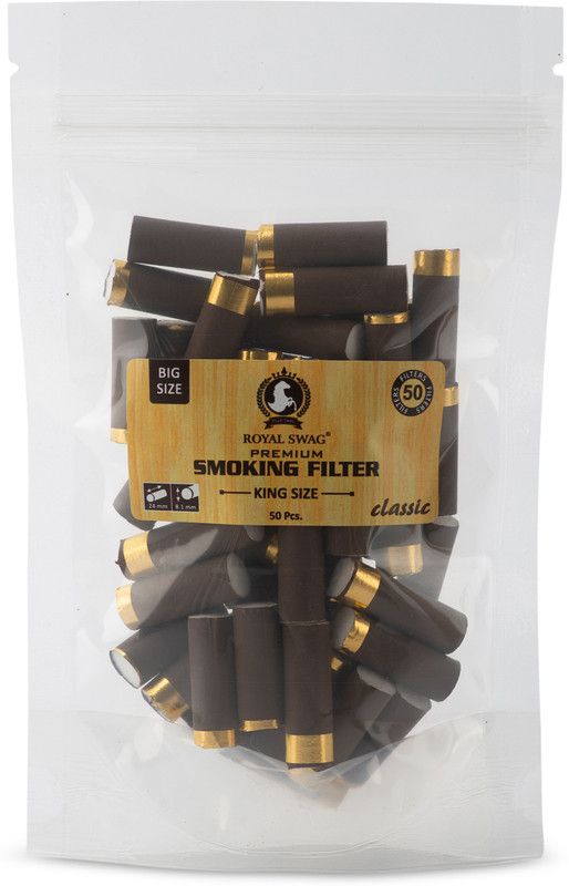 ROYAL SWAG King Size Smoking Filters Clove Flavour(24 MM*7 MM Filter) 50 Filters/Pack Smoking Cessations  (Pack of 50)