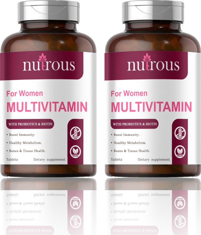 Nutrous Multivitamin For Women Tablets (G246)  (2 x 60 Tablets)