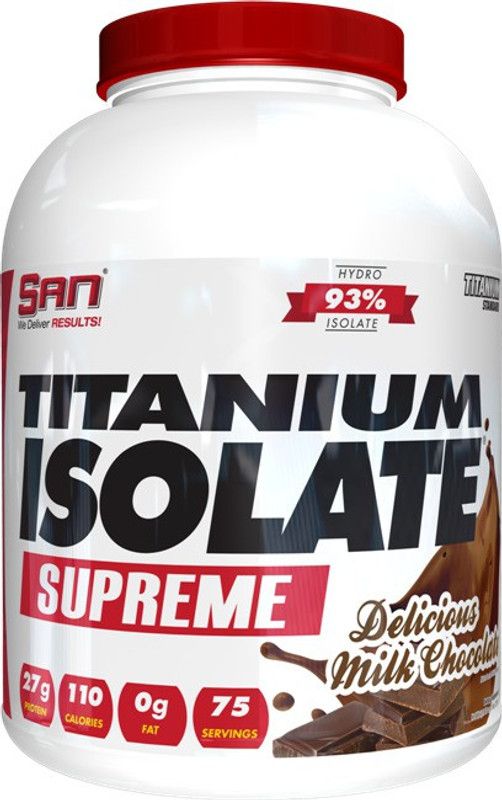 SAn Titanium Isolate Supreme Protein Blends  (2 kg, Delicious Milk Chocolate)