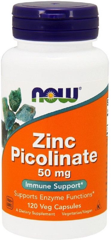 Now Foods Now Foods, Zinc Picolinate, 50 mg, 120 Veg Capsules  (120 No)