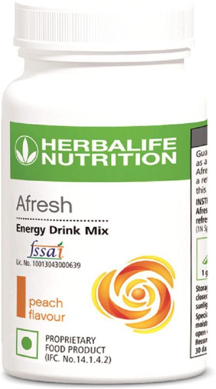 HERBALIFE Afresh Energy Drink Nutrition Drink Energy Drink  (50 g, peach Flavored)