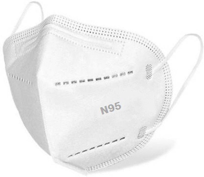 KIARVI GALLERY N95 Washable Reusable Anti-Pollution & Anti Virus Breathable Face Mask for Men & Women N95 1F Face Mask Washable Reusable Anti-Pollution & Anti Virus Breathable Face Mask For Men & Women  (White, Free Size, Pack of 1)