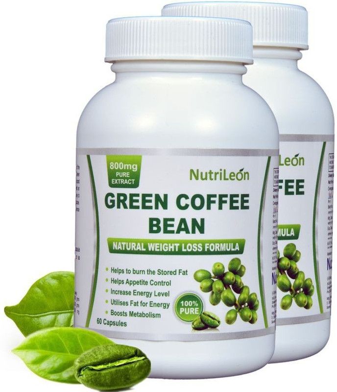 NutriLeon Green Coffee Bean extract 800 mg 60 capsules (Pack of 2)  (2 x 30 No)