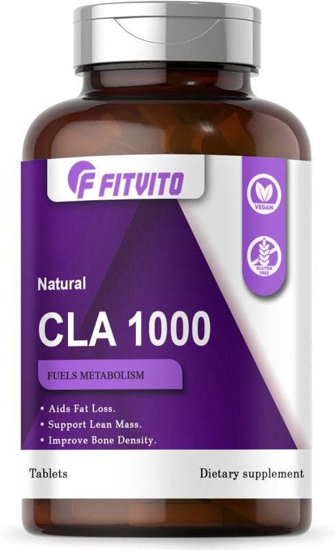 Fitvito CLA 1000 Fat Burner, fat burner for women & Men Tablets (G143)  (90 Tablets)
