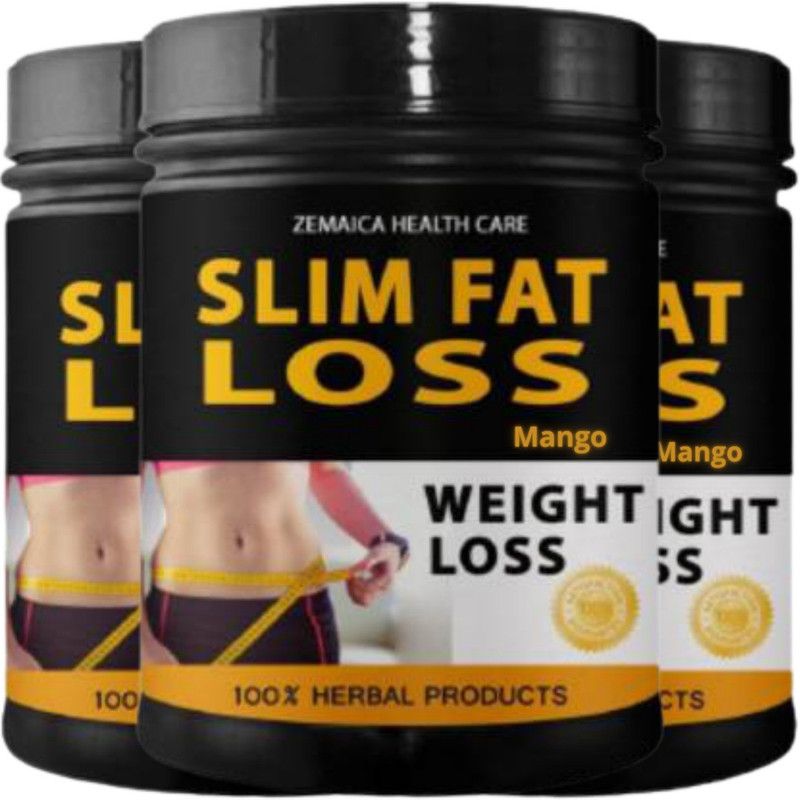 Health Ayurveda Slim Fat Loss, Loss Body Weight, Burn Fat, Pack of 3, Flavor Mango Whey Protein  (300 g, Mango)