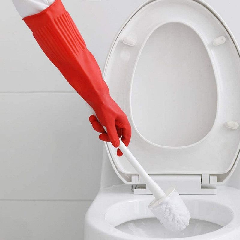 RBGIIT M.Red Koren Dish Washing Washable And Reusable Cleaning Gloves RDKO_5 Rubber Surgical Gloves  (Pack of 2)