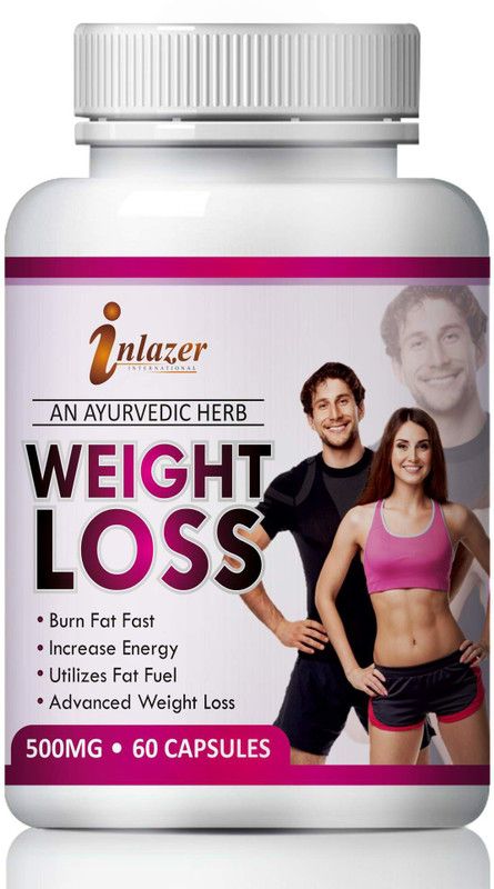 inlazer Weight Loss Capsules To Reduce Body Fat And Healthy Blood Pressure Level,  (60 Capsules)