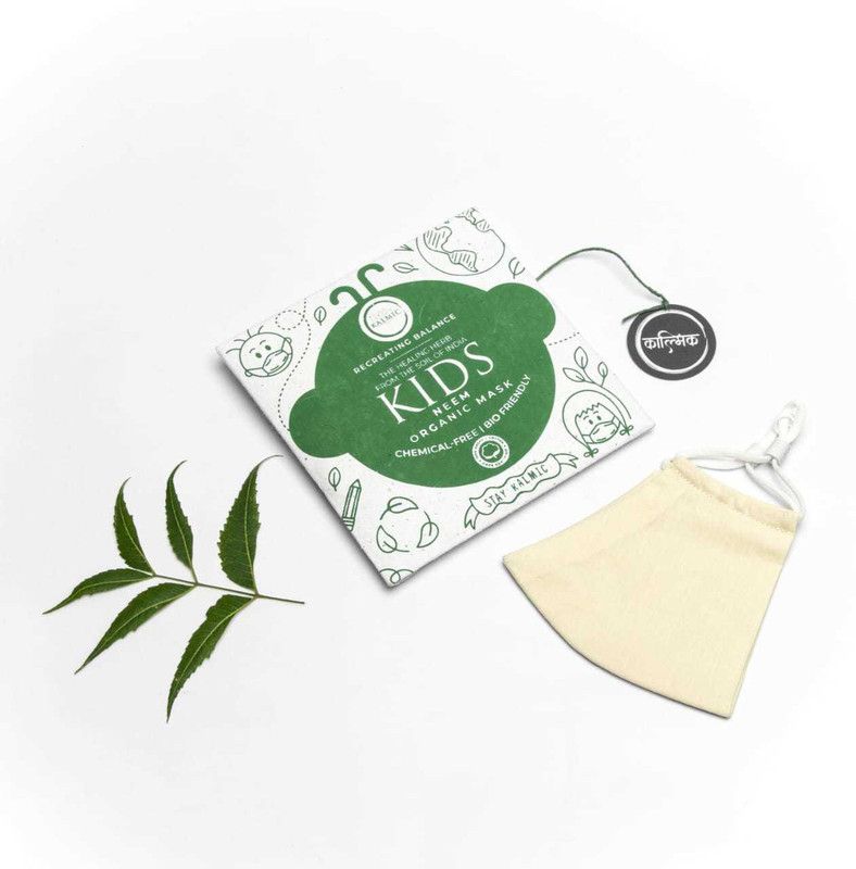 Kalmic NEEM-MED-PO1 Reusable, Washable Cloth Mask With Melt Blown Fabric Layer  (Green, M, Pack of 1)