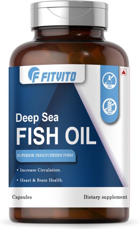 Fitvito Deep Sea Fish Oil 2500mg (Omega 3 Fish Oil) (D99)  (60 Capsules)