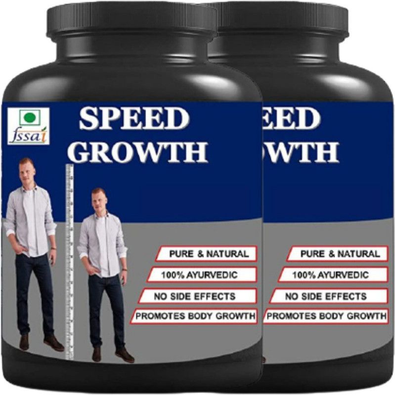 hindustan herbal SPEED GROWTH | 0.2 KG PLANE FLAVOR | PACK OF 2 Protein Blends  (0.2 kg, PLANE)