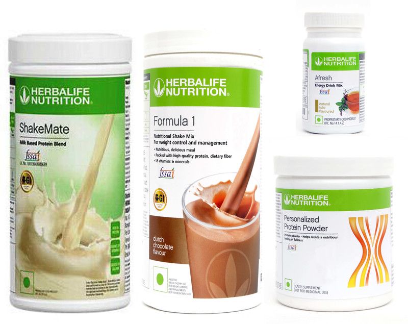 Herbalife Nutrition FORMULA1CHOCOLATE500PROTIEN200 GAFRESHENERGYDRINK TULSI 50 G SHAKEMATE 500 G Energy Drink  (4x0.31 kg, CHOCOLATE Flavored)