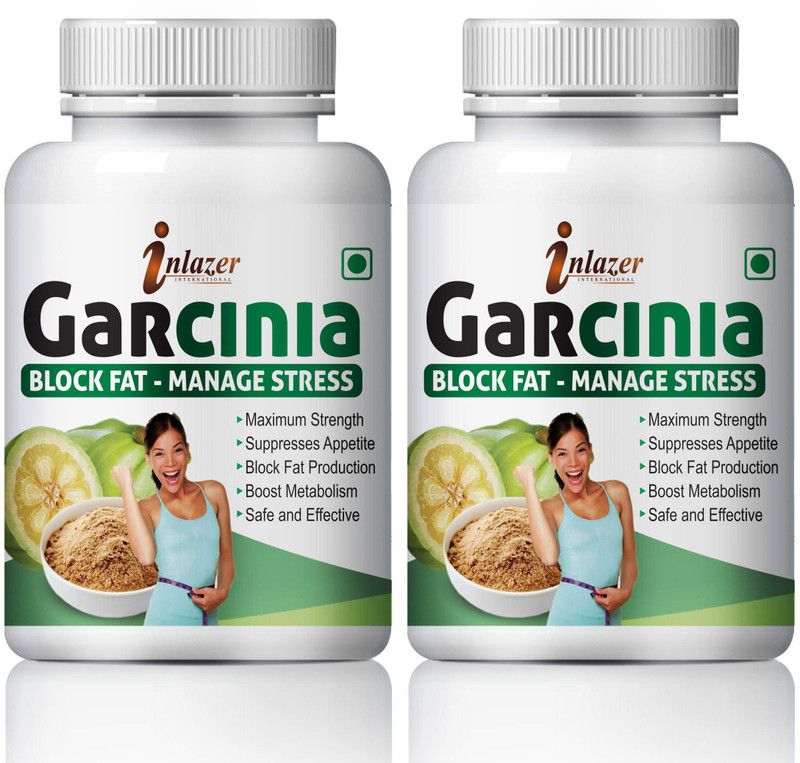 inlazer Garcinia Capsules For Manage Stress Hormones And Losse Fat  (2 x 60 Capsules)