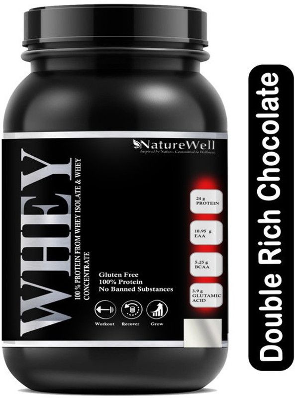 Naturewell Gold Standard 100% Protein Powder Whey Protein Concentrate Ultra(AS1039) Whey Protein  (150 g, Double Rich Chocolate)