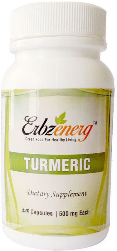 Erbzenerg Turmeric 120 Capsules  (500 mg)