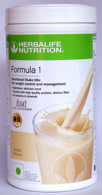HERBALIFE Formula 1 Nutritional Shake Mix - Vanilla Flavor For Weight Management Plant-Based Protein  (500 g, Vanilla)