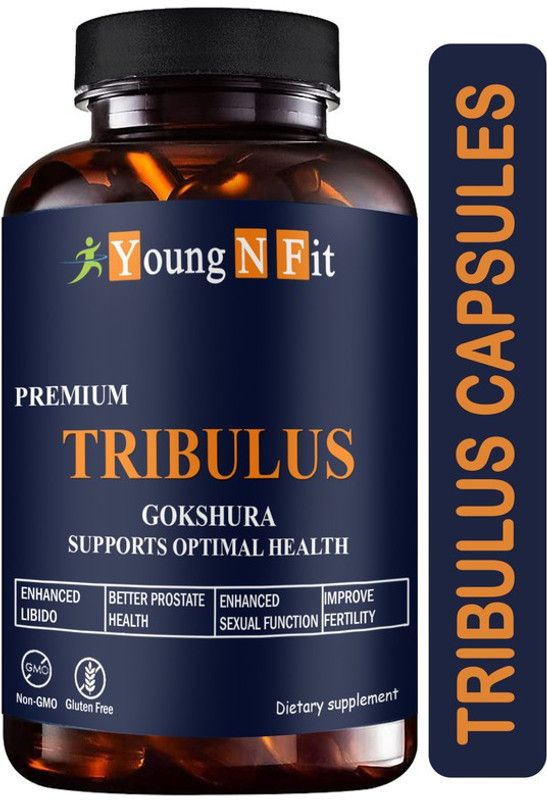 Young N Fit Nutrition Tribulus Terrestris Premium Testosterone Booster (Gokshura) Premium (YNF87)  (60 Capsules)