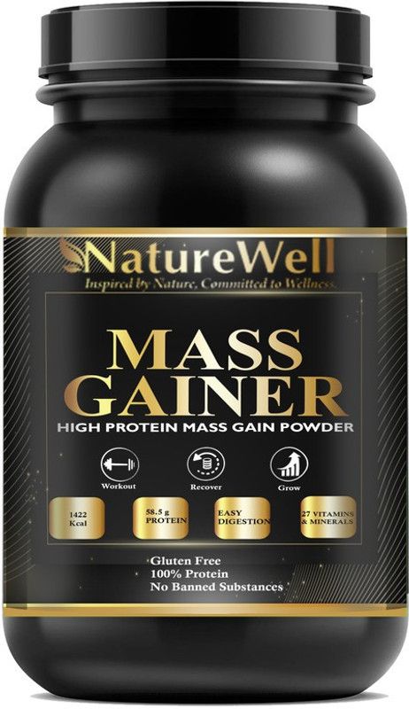 Naturewell Organics Mass Gainer++ Weight Gainers/Mass Gainers (Chocolate) MW844 Pro Weight Gainers/Mass Gainers  (3000 g, Chocolate)