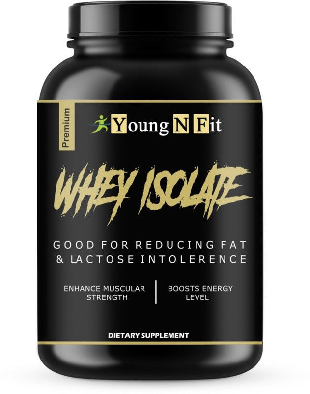 Young N Fit Nutrition 100% Whey Protein Isolate Supplement Powder (S316) Pro Whey Protein  (500 g, Vanilla Ice Cream)
