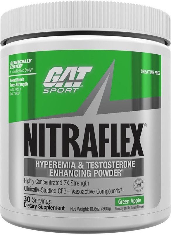 GAT Clinically Tested Nitraflex, 30 Serving  (300 g)