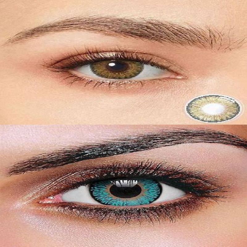 Lenswaali Monthly Disposable  (0, Colored Contact Lenses, Pack of 4)