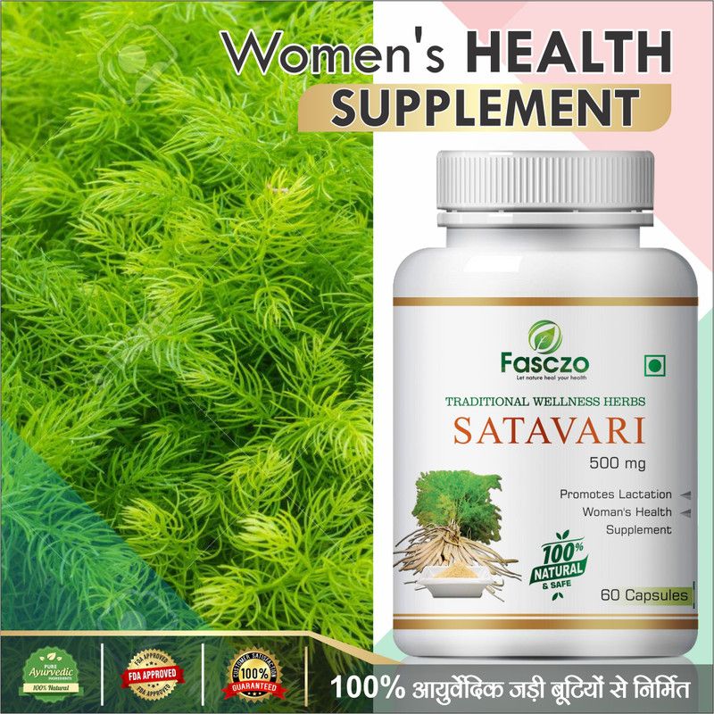 Numinous Shatavari Herbal Capsules For Helps with Breast milk production 100% Ayurvedic  (60 No)