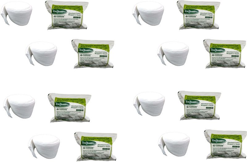 KABRION KAB GAMJEE Post Operation Absorbent Roll 15cm x 2.8mtr(Set of 8) Crepe Bandage