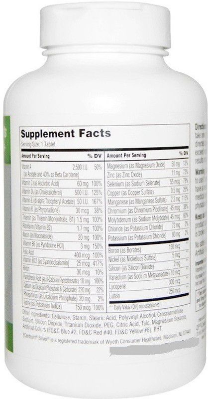 21st Century 21st Century, Sentry Senior, Multivitamin & Mineral Supplement, Adults 50+,  (265 No)