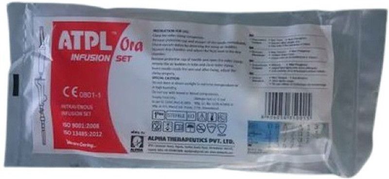 ATPL INTRAVENOUS INFUSION SET PACK OF 2 Medical Needle  (White)