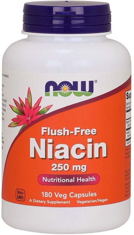 Now Foods Flush Free Niacin 250mg  (180 No)