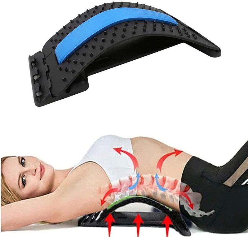 MAMOIR Back Stretcher Spinal Pain Relieve Lumbar Support, Back Massager Lumbar Support Back Support