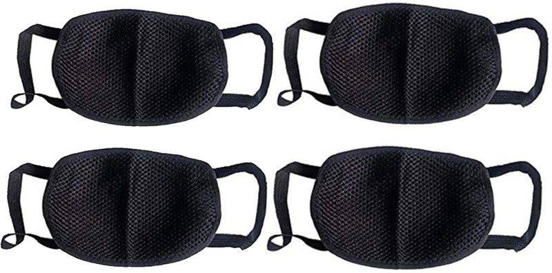 Aafeen Pack of 4 Anti Pollution Face  (Black, Free Size, Pack of 1)