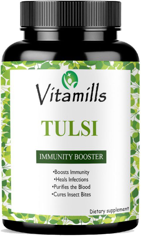 Vitamills Tulsi Immunity Booster Capsules for Men & Women Pro  (30 Capsules)