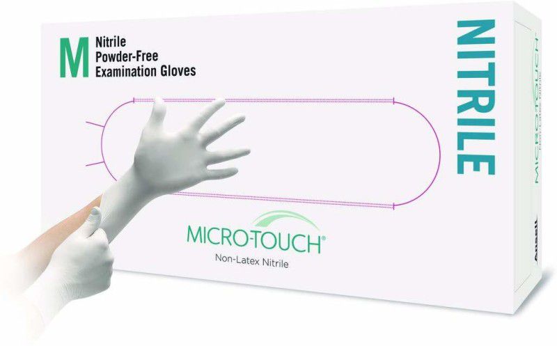 Ansell McroTouch Nitrile Examination Gloves  (Pack of 150)