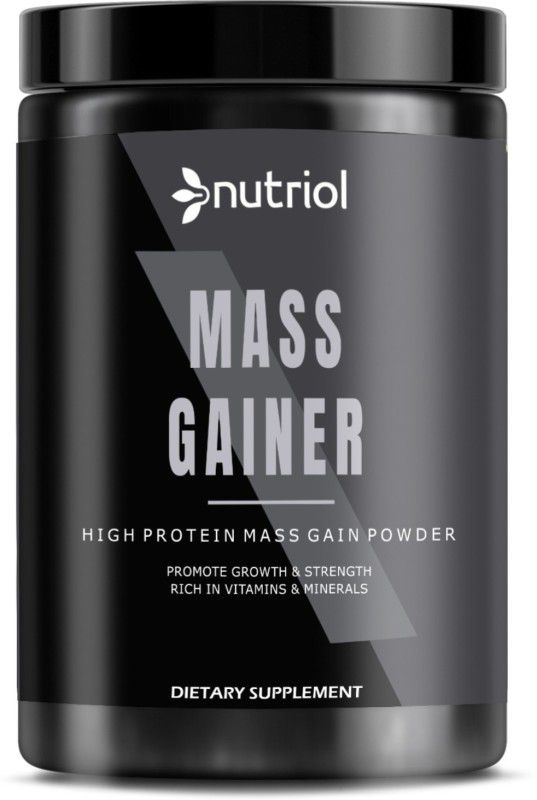 Nutriol Super Gainer XXL Weight Gainers/Mass Gainers (S419) Pro Weight Gainers/Mass Gainers  (600 g, Strawberry)