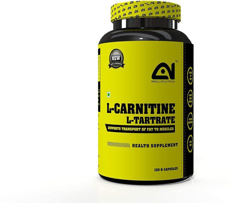ABSOLUTE NUTRITION L-Carnitine L-Tartrate Weight Loss & Fat Burner Capsules  (120 No)
