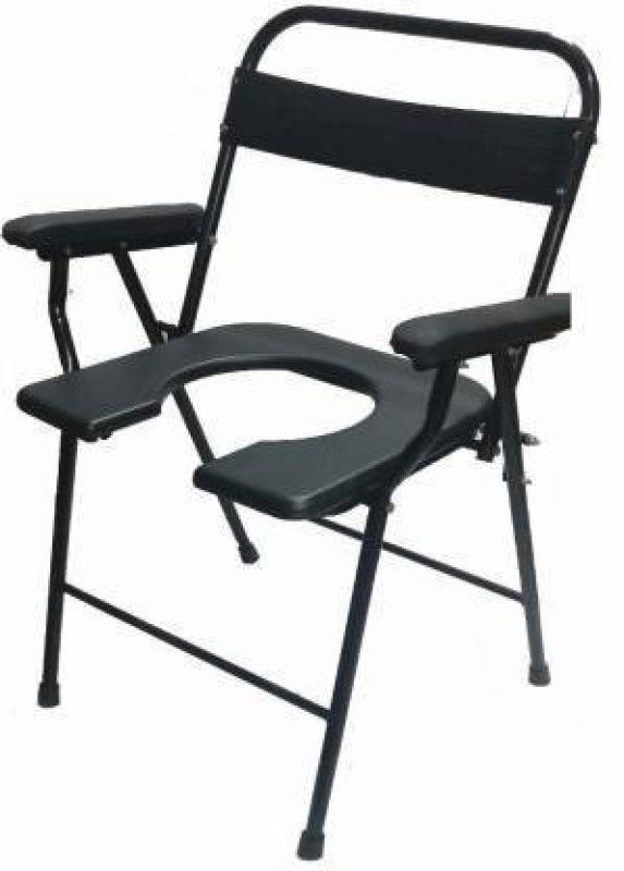 FAMILYCARE Commode Chair  (Black)