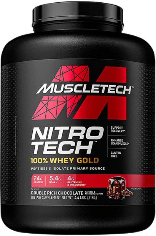 Muscletech Nitrotech MUSCLETECH 100% WHEY GOLD Whey Protein  (2.28 kg, DOUBLE RICH CHOCOLATE)