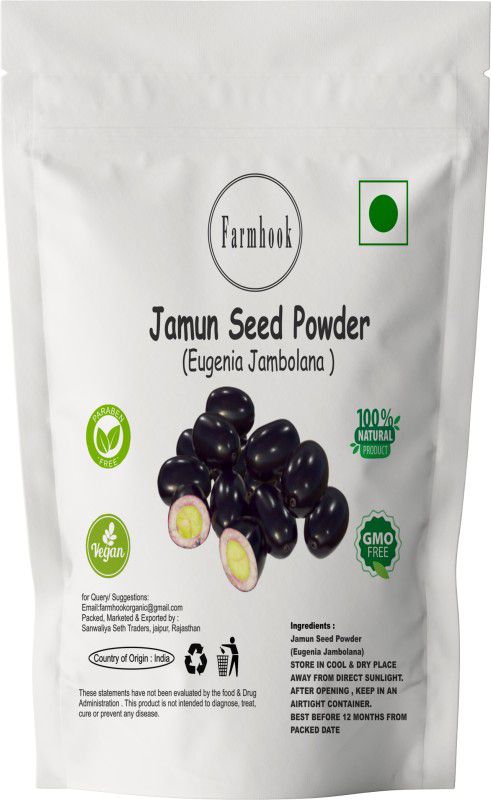 Farmhook Jamun Seed Powder for Diabetes  (100 g)