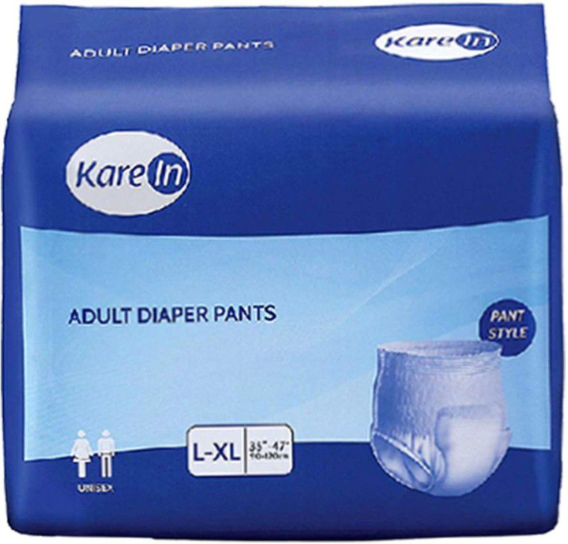 KareIn Adult Unisex Pull ups - Pants Style Underwear Large 10 Count,(Pack Of 4) Waist Size 90-120cm (35