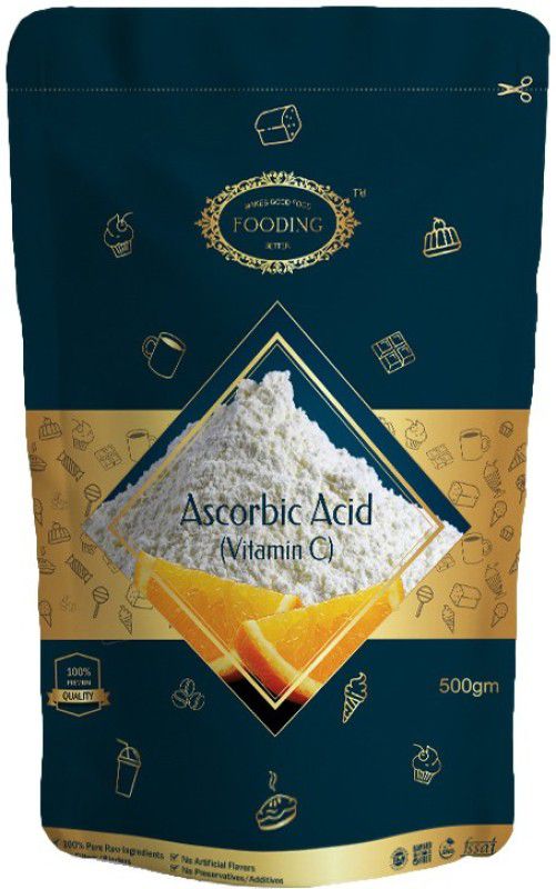 Fooding Organic Vitamin C Ascorbic Acid  (1 kg)