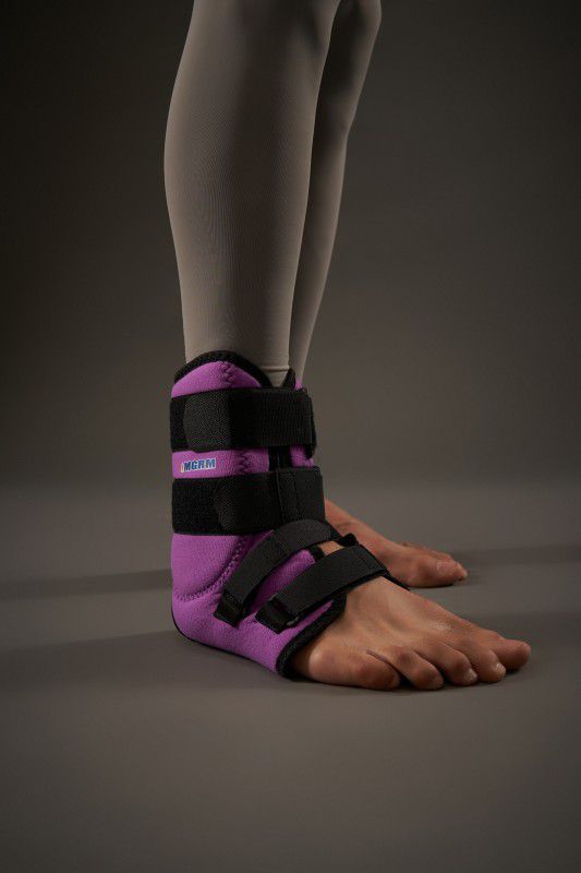 MGRM MEDICARE Ankle Brace for Protection of Ankle Joint during Ligament Tear and Fractures Ankle Support  (Purple)