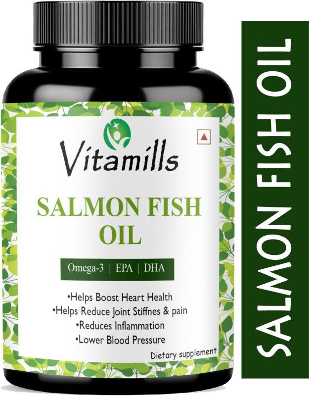Vitamills Salmon Fish Oil 1000mg Triple Strength 660mg (Pro)  (30 Capsules)