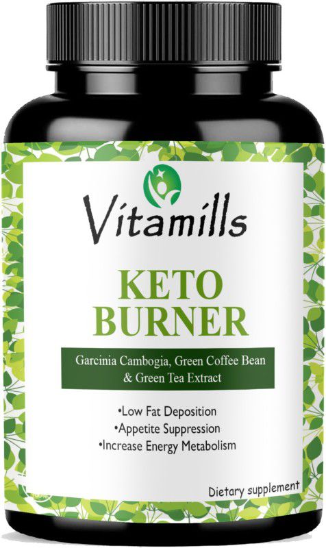 Vitamills Keto Capsules, Keto Burner, Fat Burner For Women&Men, Fat Loss Advanced  (30 Capsules)