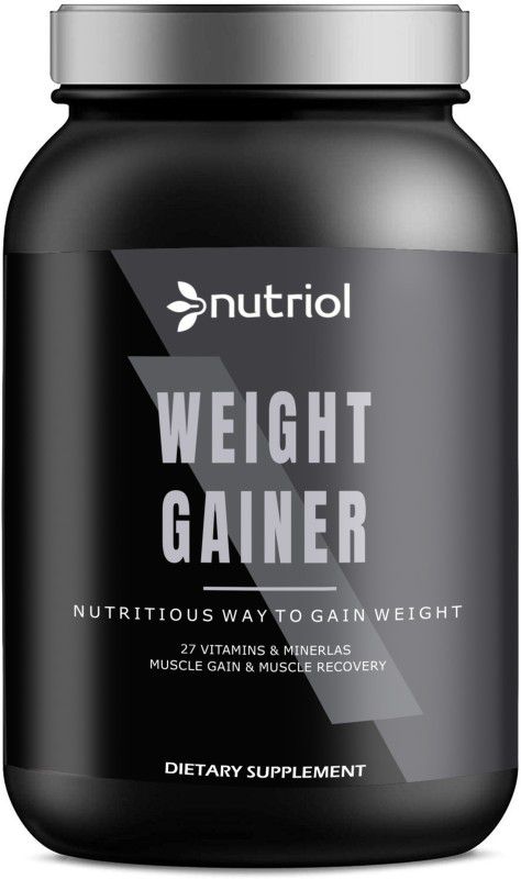 Nutriol Super Gainer XXL Weight Gainers/Mass Gainers (S251) Premium Weight Gainers/Mass Gainers  (5000 g, Vanilla Ice Cream)