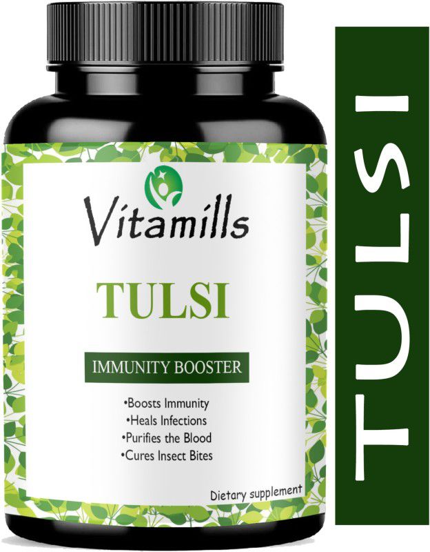 Vitamills Tulsi Immunity Booster Capsules for Men & Women(Premium)  (30 Capsules)